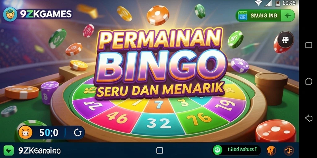 Screenshot utama dari gameplay seru 9ZKGAMES Bingo