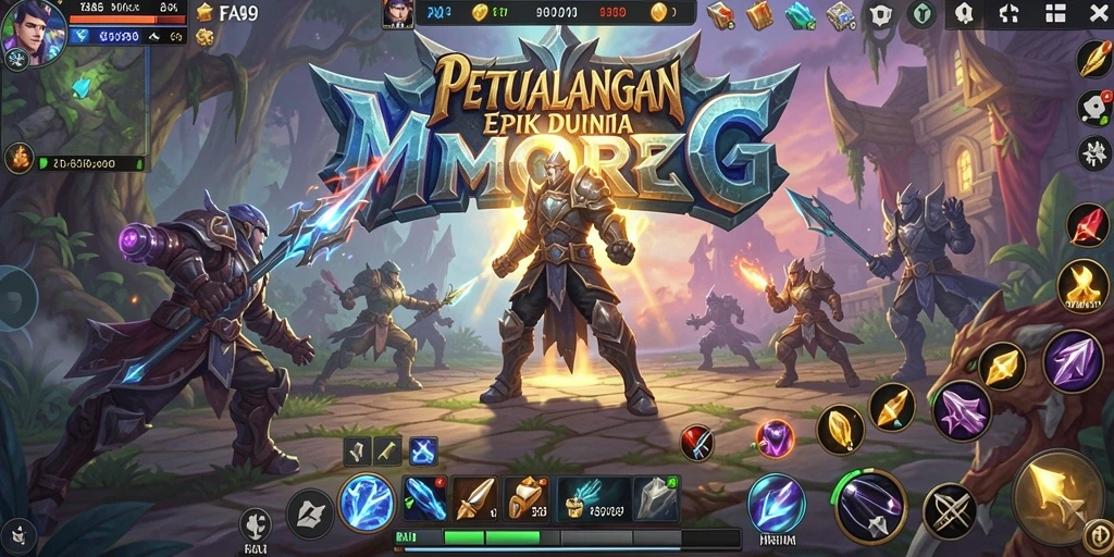 Tampilan gameplay epik dalam FA99 yang menakjubkan.
