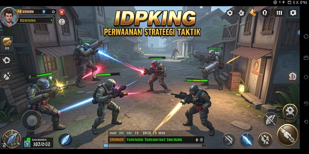 Screenshot gameplay <strong>IDPKING</strong> yang menunjukkan pertempuran strategis yang mendebarkan.