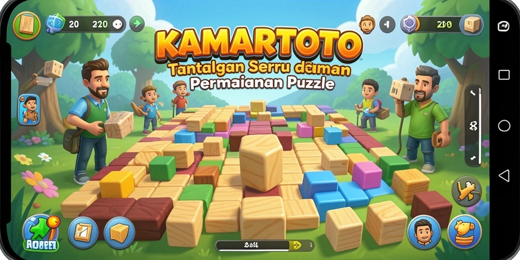 Screenshot gameplay KAMARTOTO yang menunjukkan tantangan seru.