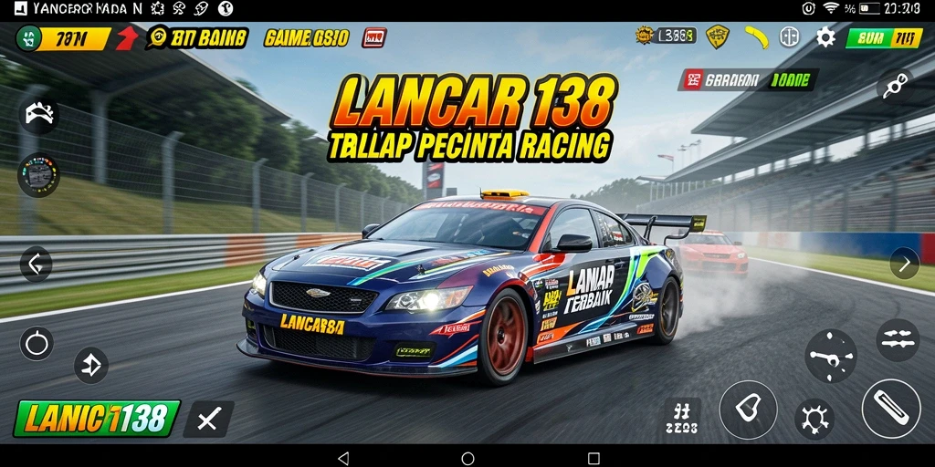 Gameplay Racing menegangkan di LANCAR138 dengan berbagai trek.