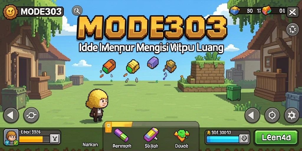 Screenshot menunjukkan gameplay santai dan seru dari MODE303.