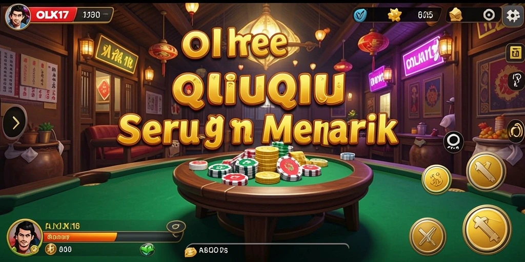 Tampilan seru dari gameplay QiuQiu di OLX17.