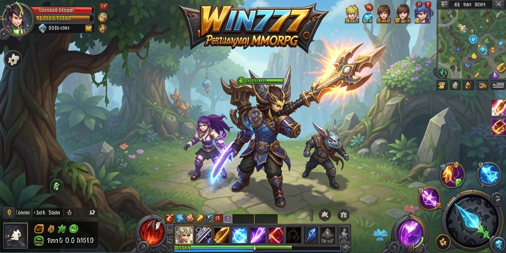 Gameplay epik WIN777 dengan aksi mendebarkan di dunia MMORPG.