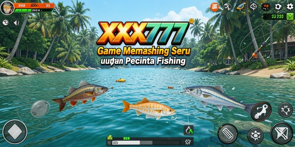 Screenshot XXX777 menampilkan pengalaman memancing yang menakjubkan dan interaktif.