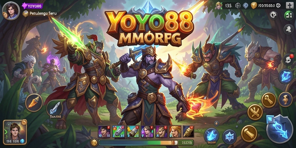 Tampilan gameplay seru di dunia fantastis YOYO88.